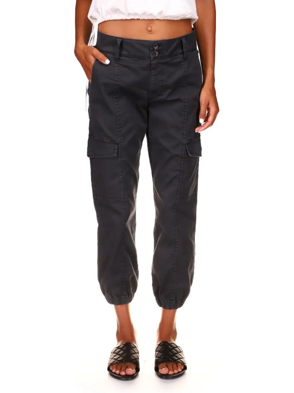 Sanctuary Standard Surplus Rebel Cargo Pants Gray Size 28